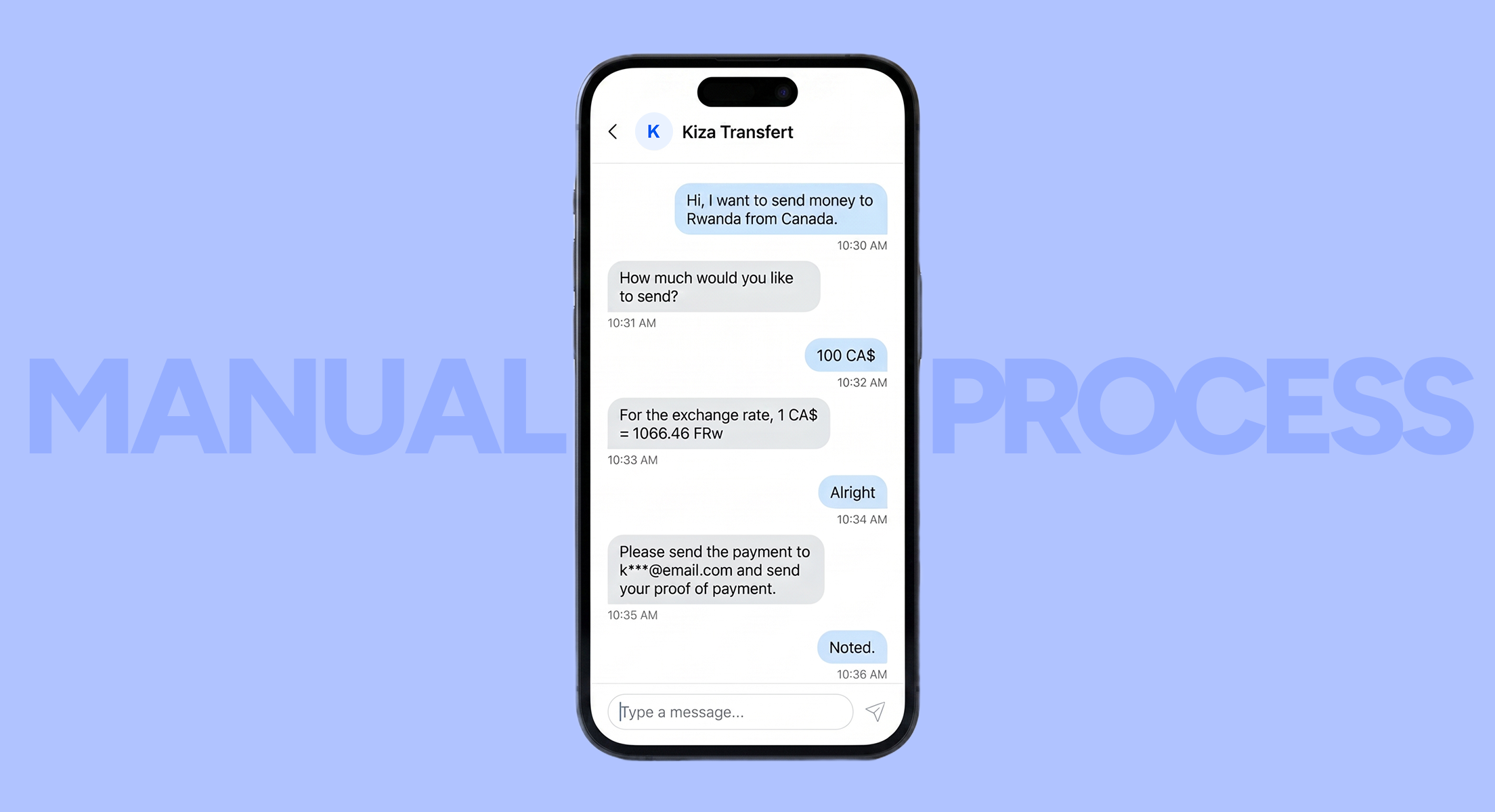 Manual Process Screenshot