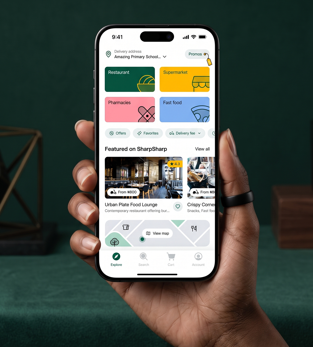 SharpSharp Home Screen